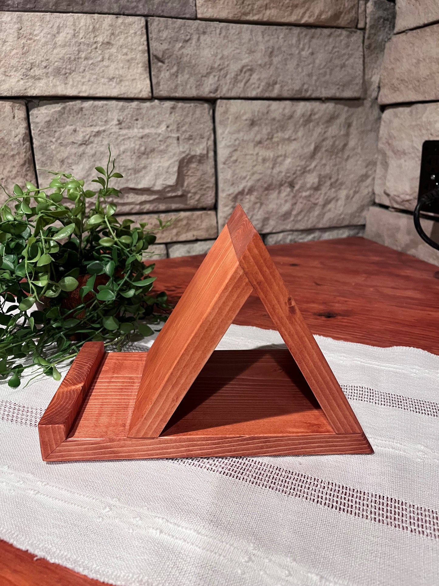 Handcrafted Wooden Book Page Holder